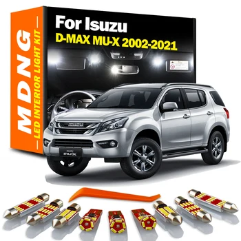 MDNG Canbus LED İç İşık Kiti Isuzu D-MAX Dmax MU-X Mux 2002-2014 2015 2016 2017 2018 2019 2020 2021 Araba Aksesuarları