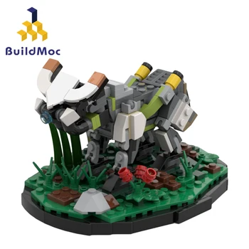 MOC Horizon Broadhead Canavar Yapı Blok Seti Şafak Küçük İnek gibi Makinesi Beast Şekil Tuğla Modeli Oyuncak Çocuk noel hediyesi