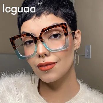Moda Şeffaf Lens Gözlük Kadın Erkek 2021 Kare Şeffaf Gözlük Optik Gözlük Çerçevesi Gözlük Çerçevesi Gözlük