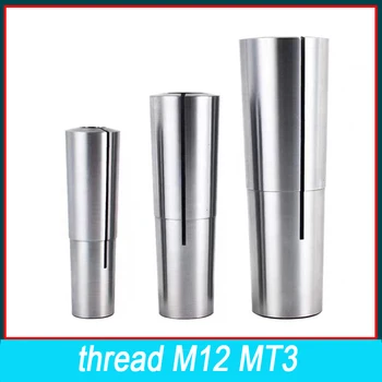 MT2-3MM-M10-MT3-20MM-M12 iplik mors konik adaptör 3# yaylı yüksük MT2 iplik M10 inç 3/8 16unf 1/4 1/8