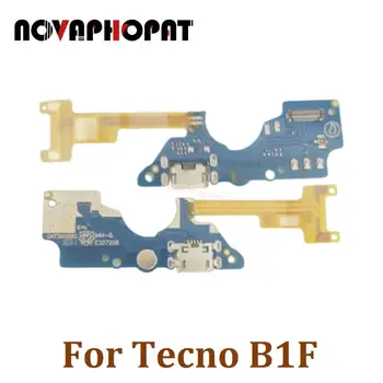 Novaphopat Tecno B1F USB şarj ünitesi Port Tak Jack Mikrofon MİKROFON Flex Kablo Şarj Kurulu