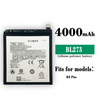 Orijinal BL273 4000mAh Lenovo K6 Not K53a48 K8 Artı XT1902 - 2 cep telefonu Pil