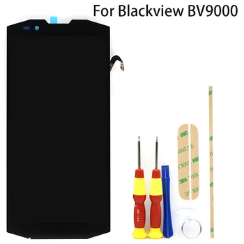 Orijinal Blackview BV9000 BV9000 Pro lcd ekran ve dokunmatik ekranlı sayısallaştırıcı grup Değiştirme + Araçları