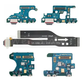 Orijinal USB Şarj Portu Bağlayıcı Dock Flex Kablo Samsung Galaxy Not İçin 10 20 Ultra Artı Lite N981B N981U N986B N986U N986F