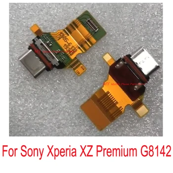 Orijinal USB şarj portu Kurulu Dock Flex Kablo Sony Xperia XZ Premium İçin XZP G8142 G8141 şarj doku soketli konnektör Flex