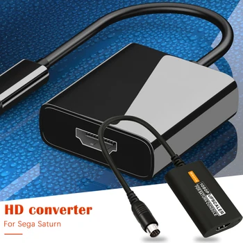 Oyun Konsolu HDMI Uyumlu Adaptörü SEGA Saturn 1080P HDTV Dönüştürücü Seti Televizyon Konektörü Aksesuarları