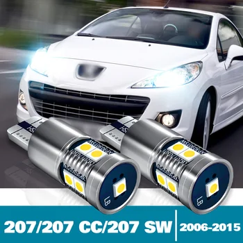 Peugeot 207 CC SW Aksesuarları için 2 adet LED park lambası 2006 2007 2008 2009 2010 2011 2012 2013 2014 2015 Gümrükleme Lambası