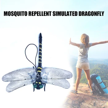 PVC Simülasyon Yusufçuk Böcek Modeli Sivrisinek Kovucu Açık askı süsleri Açık Bahçe Kamp Balıkçılık Araçları