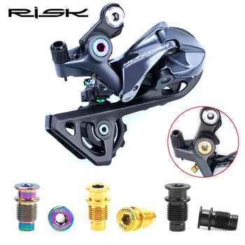 RISK Titanyum Alaşımlı Arka Attırıcı Rotasyon Mili Sabitleme Vidası Yol R8000 Bisiklet Şanzıman Mili Sabit UT Dönüş Noktası Cıvata