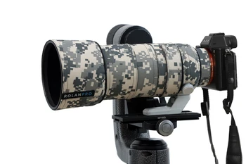ROLANPRO Su Geçirmez lens kapağı Sony FE 70-200mm F / 2.8 GM OSS II Kamuflaj Lens Giyim yağmur kılıfı Silah Durumda
