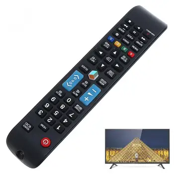 Samsung AA59-00581A HDTV LED Akıllı TV için Uzun İletim Mesafesi ile Siyah Evrensel TV Uzaktan Kumanda