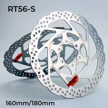 SHİMANO için RT56-S 6 Cıvata fren diski Mtb Yol Katlanır Bisiklet Rotor 160mm 180mm Verimli Soğutma Paslanmaz Çelik Disk Malezya