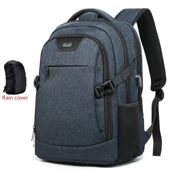 Sıcak satış! Iş sırt çantası Erkekler İçin 15.6 inç USB Şarj seyahat not defteri Laptop Sırt Çantaları Moda okul sırt çantası Erkek