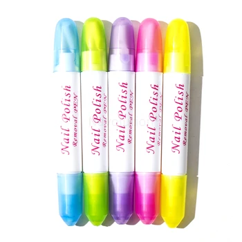 Sıcak Satış Jel Oje Çıkarıcı Kalemler 1 adet Nail Art Düzeltici Kalem Manikür Temizleyici Silgi UV Jel Cila Sökücü Wrap Araçları