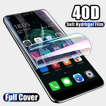 Tam Kapak Hidrojel Film Samsung Galaxy S9 S8 Artı Not 9 8 Ekran Koruyucu Samsung S7 S6 Kenar koruyucu film