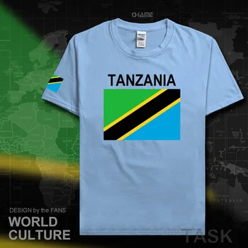 Tanzanya Tanzanya mens t shirt 2017 jersey milleti takım %100 % pamuk t-shirt spor salonları giyim en tees ülke sporting TZA Swahili
