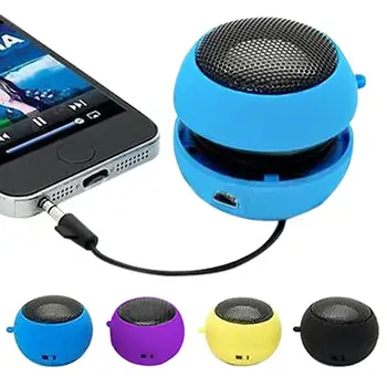 Taşınabilir kablosuz hoparlör telefon Harici Hoparlör Evrensel 3.5 mm Jack Mini Ses Kutusu akıllı telefon Tablet Laptop İçin