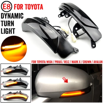Toyota için / PRİUS / REİZ / MARK X / TAÇ / AVALON Dinamik LED sinyal lambası Yan Kanat Ayna Göstergesi Doğrudan OEM Değiştirin