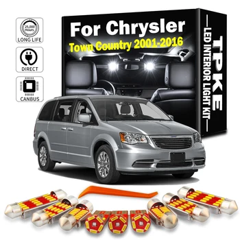 TPKE Chrysler Town Ülke İçin 2001-2014 2015 2016 Canbus hatasız araç LED İç Okuma Harita Dome Plaka İşık Kiti
