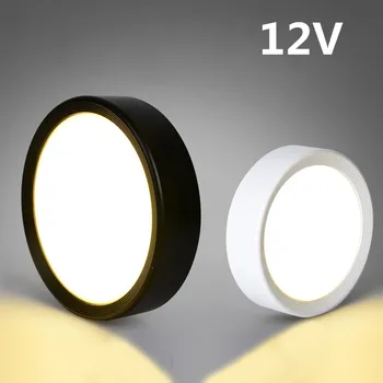Ultra ince LED Downlight DC12V 3 W 5 W 7 W 9 W 12 W 15 W 18 W LED Spot ışık su geçirmez yüzeye monte LED yatak odası tavan Lambası