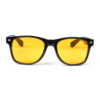 Unisex Sarı Lensler Gece Görüş Gözlüğü Sürüş Gözlükleri 2022