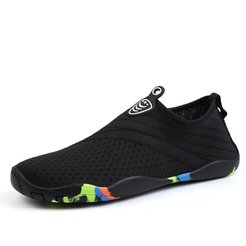 Unisex Yüzme Ayakkabı Kadın Erkek Plaj Yalınayak Yaz Sneakers Kayma Yukarı Sığ Sörf Hızlı Kuru Spor Aqua Ayakkabı Yeni