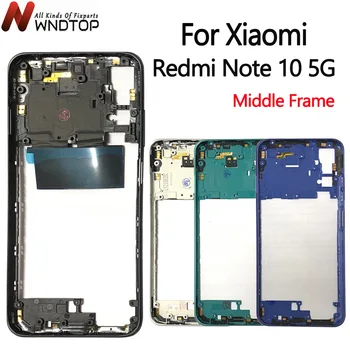 Xiaomi Redmi Kaliteli SideBottun Konut Case İle 10 5G Orta Çerçeve Redmi Not 10 5G Orta Çerçeve İçin yer Değiştirmek Not 
