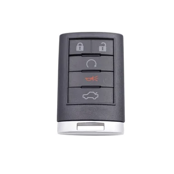 Xinyuexin Uzaktan Araba Anahtarı Kabuk Cadillac/Chevrolet Corvette 4/5/6 Düğme 2009-2013 akıllı anahtar Kutu Fob Yedek Araba Styling
