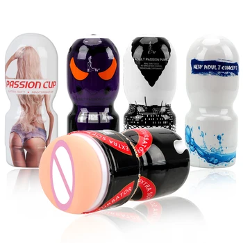 Yapay Vajina Seks Oyuncakları Erkekler için Eşcinsel Erkek Mastürbasyon Bira Uçak Fincan Seks Oyuncakları Erkekler için Taşınabilir Mini mastürbasyon kupası