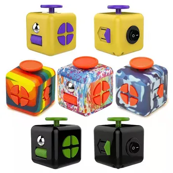 Yeni Fidget Zar Oyuncak Küpleri Anti Stres Dekompresyon Oyuncak Zar Parmak Antiestress Cubo El Oyuncaklar Için Çocuk Aldult DEHB Hediye