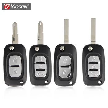 YIQIXIN Katlanır 2/3 Düğmeler Flip Uzaktan Anahtar Kabuk renault kılıfı Clio Scenic Megane III Vivaro Movano Trafik Usta Kangoo