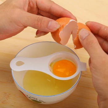 yumurta beyaz yumurta sarısı ayırıcı aracı Gıda dereceli Silikon toka Yumurta Ayırıcı Yemek Pişirme Yumurta Bölücü Elek Mutfak Gadget