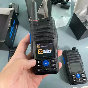 Zello walkie talkie OEM Radyo Wifi bluetooth GPS izleme renkli Ekran walkie talkie 4G / 3G / 2G