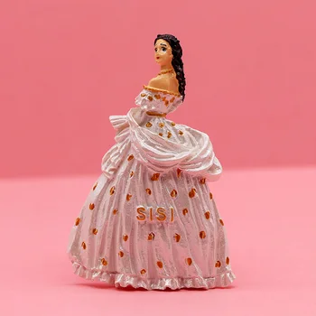 Çizgi film karakteri manyetik çıkartmalar Prenses Sisi 3D model manyetik buzdolabı çıkartmalar ev dekorasyon hediyelik eşya Koleksiyonu
