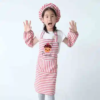 Çocuk Önlük Kek Sanat Prenses Çocuklar Boyama Giysi İnce Kesit İlköğretim Okulu Bebek Tulumları