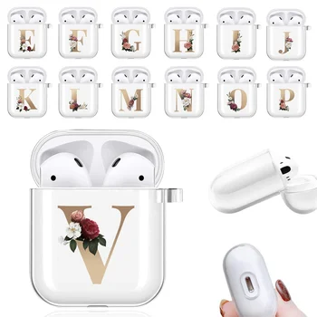 Şarj Kapak Çanta Apple AirPods için 1st / 2nd Nesil Şeffaf Kılıflar Bluetooth Kutusu Kulaklık Şeffaf Koruyucu Kulaklık